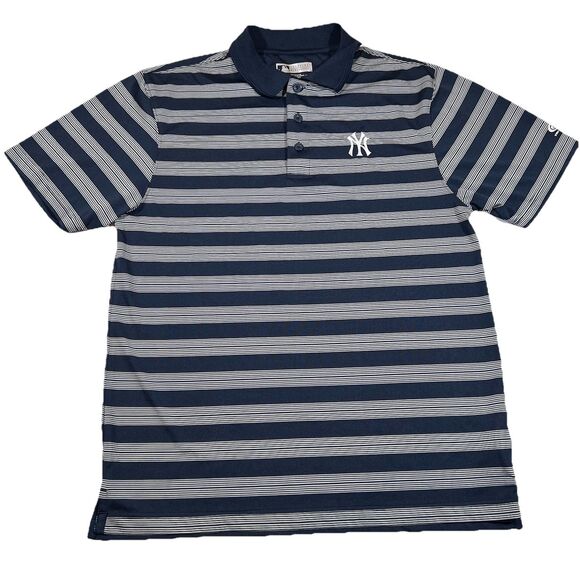 Polo by Ralph Lauren Other - New York Yankees True Fan Genuine Merchandise Striped Polo Shirt Men's Large